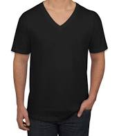 Rich Cotton V-Neck T-Shirt 